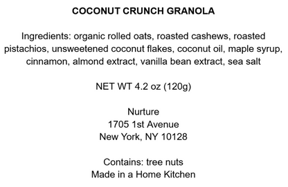 Coconut Crunch Granola